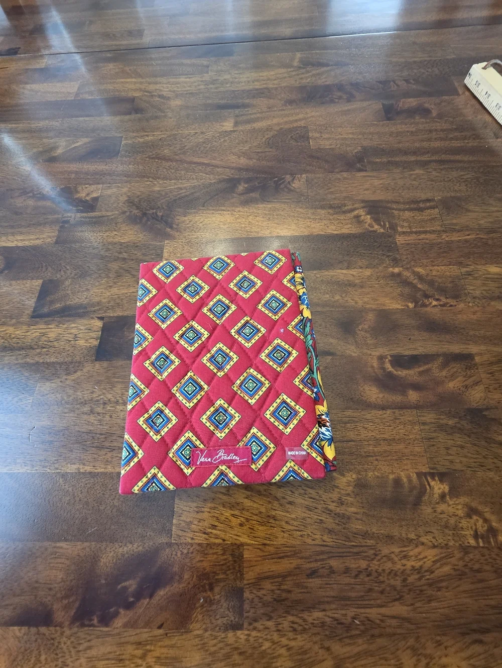 Vera Bradley Quilted Wristlet in Bright‎ Coral And A Vera Bradley Picture Frame